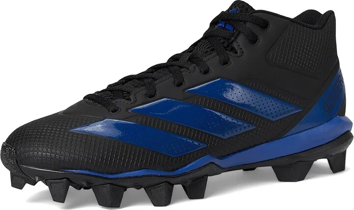 adidas Adizero Impact.2 Molded Rubber Football Cleats Men's Cleated Shoes Black/Team Royal Blue/Black : 13 D - Medium, Synthetic - Image 5