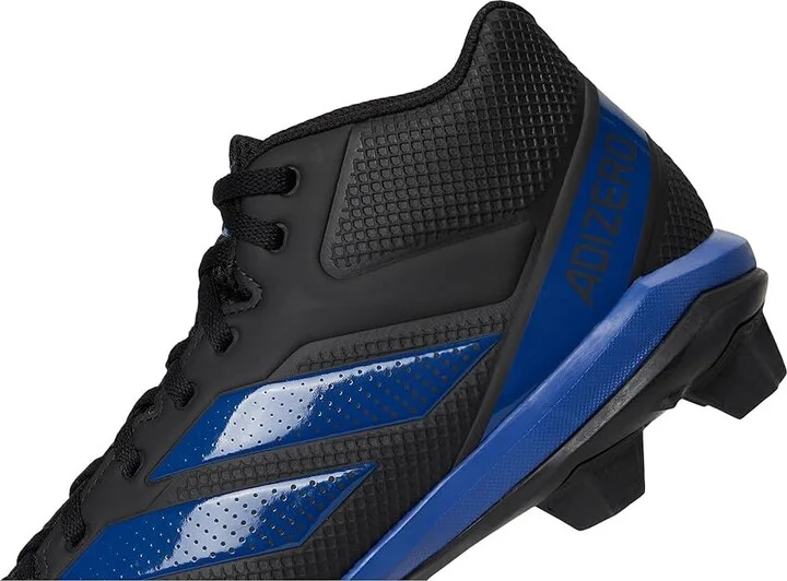 adidas Adizero Impact.2 Molded Rubber Football Cleats Men's Cleated Shoes Black/Team Royal Blue/Black : 13 D - Medium, Synthetic - Image 7