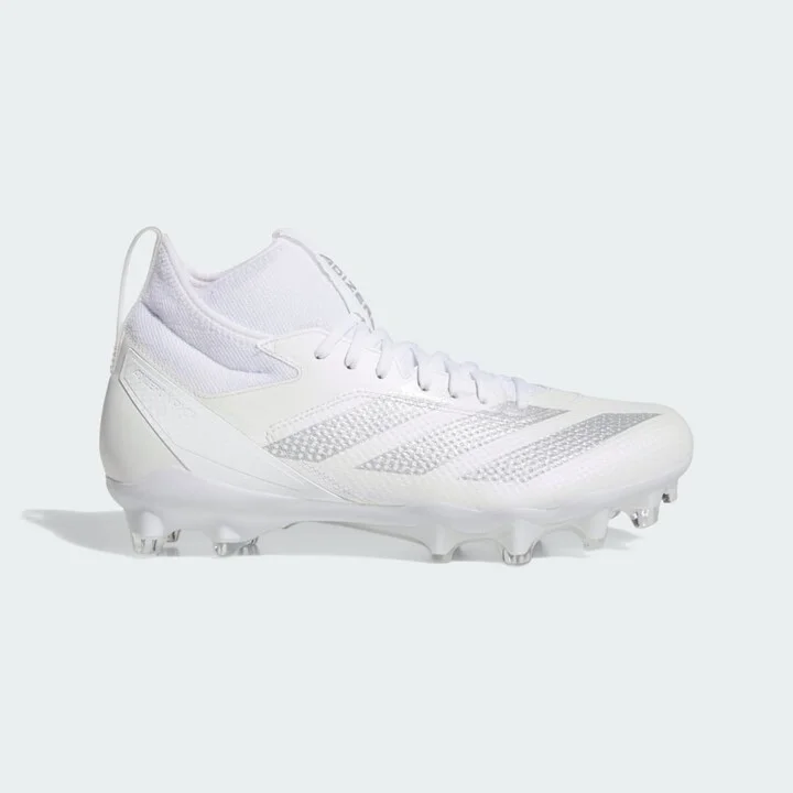 adidas Adizero Impact American Football Cleats Cloud White M 7 / W 8 Unisex