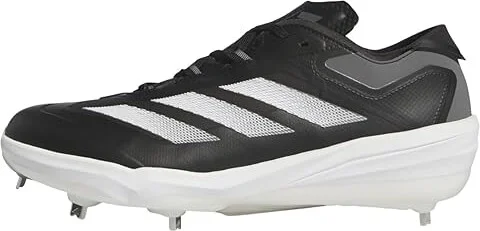 adidas Adizero Impact Baseball Cleats Men's Shoes Black/White/Team Grey : 8 D - Medium, Leather - Image 5