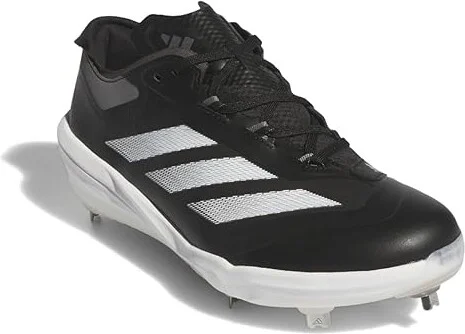 adidas Adizero Impact Baseball Cleats Men's Shoes Black/White/Team Grey : 8 D - Medium, Leather
