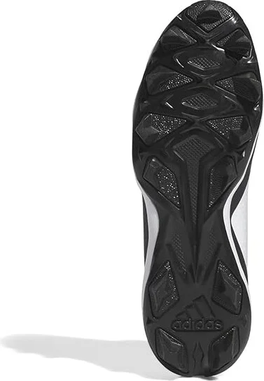 adidas Adizero Impact Molded Baseball Cleats Men's Shoes Black/White/Black : 10.5 D - Medium, Synthetic - Image 3