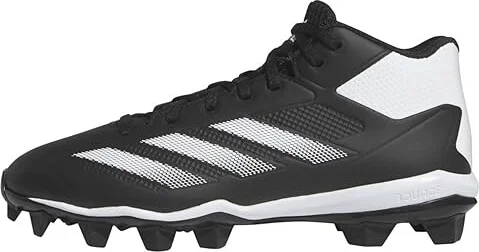 adidas Adizero Impact Molded Baseball Cleats Men's Shoes Black/White/Black : 10.5 D - Medium, Synthetic - Image 5