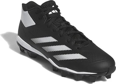 adidas Adizero Impact Molded Baseball Cleats Men's Shoes Black/White/Black : 10.5 D - Medium, Synthetic
