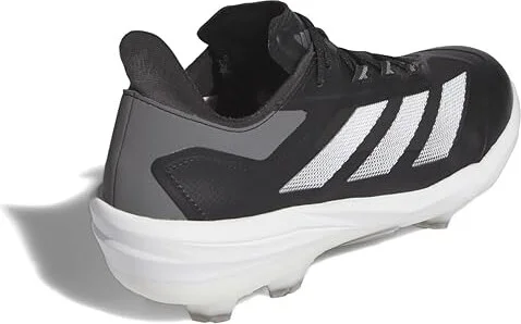 adidas Adizero Impact TPU Baseball Cleats Men's Shoes Black/White/Team Grey : 13 D - Medium, Leather - Image 3