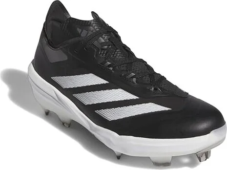 adidas Adizero Impact TPU Baseball Cleats Men's Shoes Black/White/Team Grey : 13 D - Medium, Leather