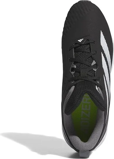 adidas Adizero Instinct Molded Softball Cleats Women's Shoes Black/White/Team Grey : 13 B - Medium, Synthetic - Image 2