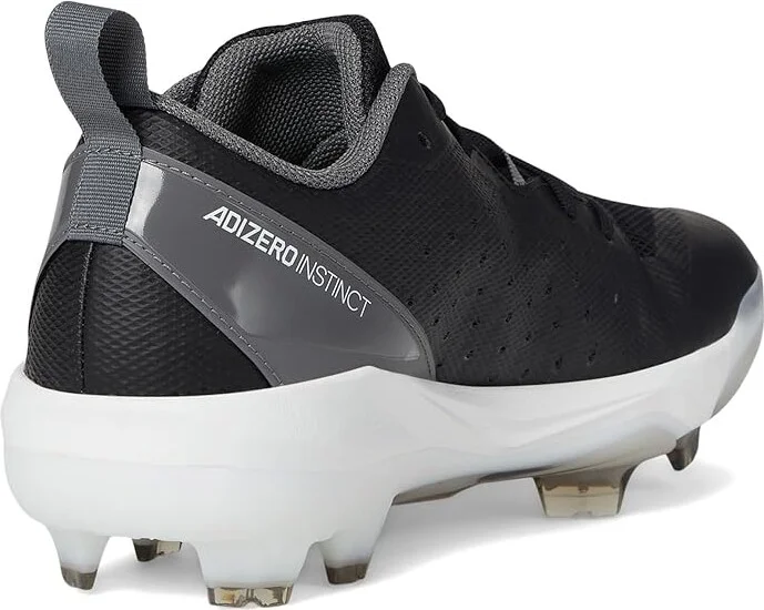adidas Adizero Instinct TPU Softball Cleats Women's Shoes Black/White/Team Grey : 6 B - Medium - Image 4
