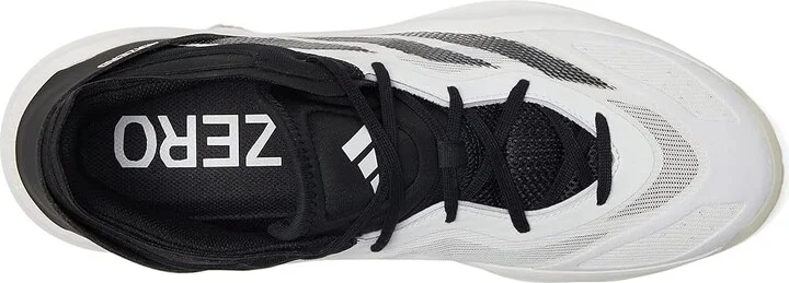 adidas Adizero Select 2.0 Low Trainers Basketball Shoes White/Black/White : Men's 7 - Women's 8 Medium - Image 2
