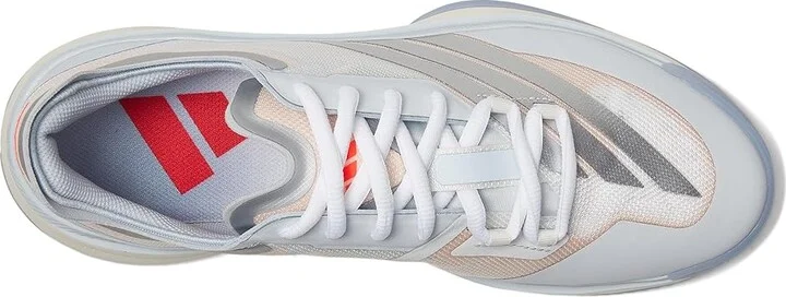 adidas adiZero Select 3.0 Basketball Shoes Basketball Shoes Halo Blue/Silver Metallic/Powder Coral : Men's 8 - Women's 9 Medium, Rubber - Image 2