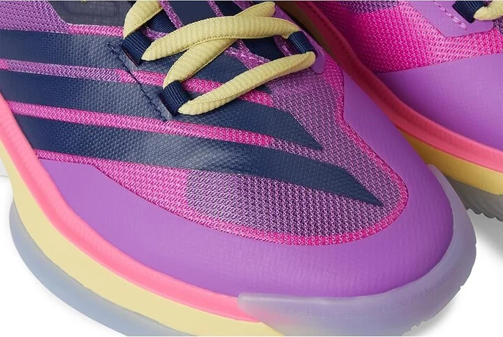 adidas adiZero Select 3.0 Basketball Shoes Basketball Shoes Purple Burst/Dark Blue/Lucid Pink : Men's 7 - Women's 8 Medium, Rubber - Image 7
