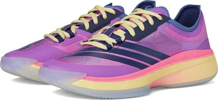 adidas adiZero Select 3.0 Basketball Shoes Basketball Shoes Purple Burst/Dark Blue/Lucid Pink : Men's 7 - Women's 8 Medium, Rubber