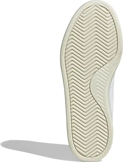 adidas Advantage 2.0 Women's Lace up casual Shoes White/Night Indigo/Off-White : 6 B - Medium, Leather - Image 3