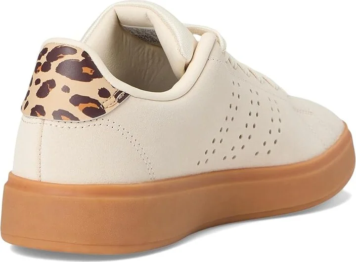 adidas Advantage 2.0 Women's Lace up casual Shoes Wonder White/Bronze Strata/Matte Gold : 8.5 B - Medium, Leather - Image 4
