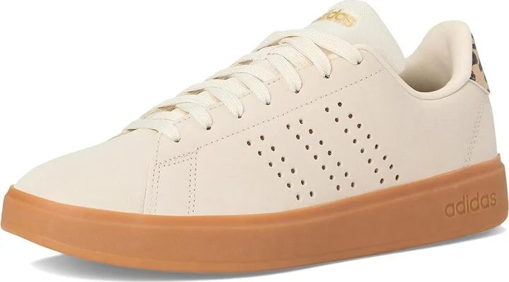 adidas Advantage 2.0 Women's Lace up casual Shoes Wonder White/Bronze Strata/Matte Gold : 8.5 B - Medium, Leather - Image 5