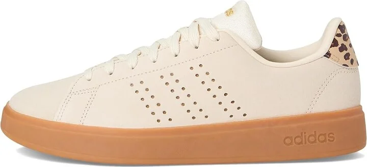 adidas Advantage 2.0 Women's Lace up casual Shoes Wonder White/Bronze Strata/Matte Gold : 8.5 B - Medium, Leather - Image 6