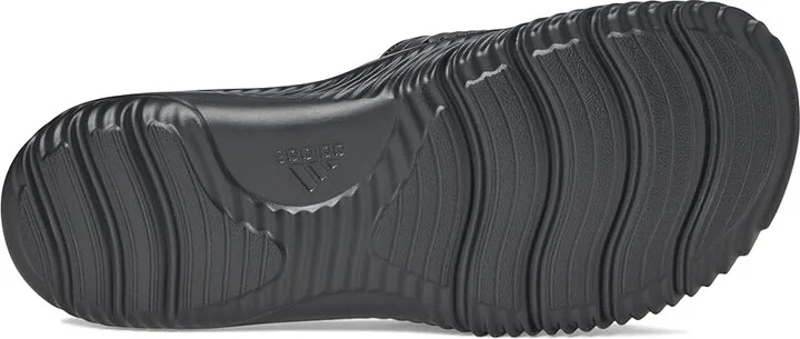 adidas Alpharesponse 2.0 Slides Sandals Black/Black/Black : Men's 6 - Women's 7 Medium, Rubber - Image 3