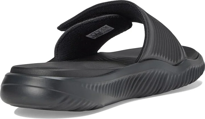 adidas Alpharesponse 2.0 Slides Sandals Black/Black/Black : Men's 6 - Women's 7 Medium, Rubber - Image 4