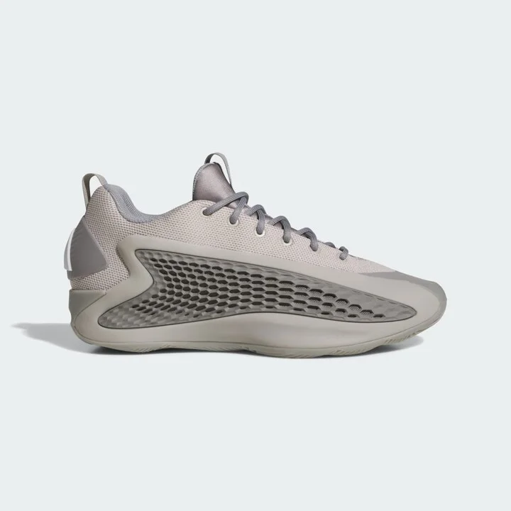 adidas Anthony Edwards 1 Low Shoes Metal Grey 4 Unisex