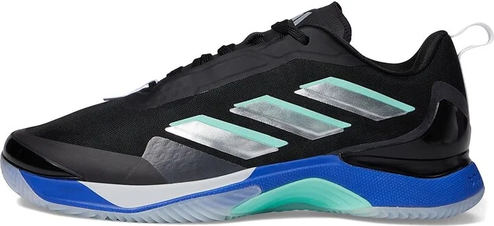 adidas Avacourt Tennis Shoes Women's Shoes White/Silver Metallic/Pulse Mint : 6 B - Medium, Textile/Synthetic - Image 6