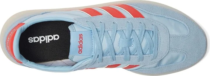 adidas Barreda Decode Women's Tennis Shoes Clear Sky/Bright Red/White : 9 B - Medium, Suede/Synthetic - Image 2