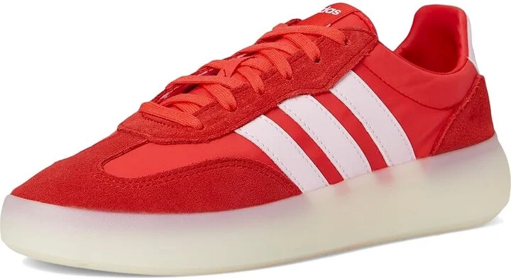 adidas Barreda Decode Women's Tennis Shoes Pure Ruby/Semi Lucid Red/Clear Pink : 9 B - Medium, Suede/Synthetic - Image 5