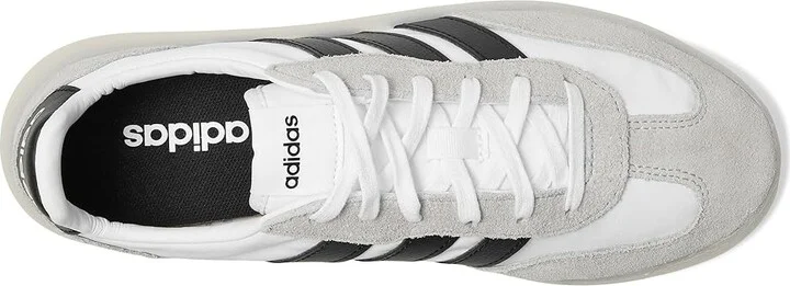 adidas Barreda Decode Women's Tennis Shoes White/Black/Grey : 8 B - Medium, Suede/Synthetic - Image 2