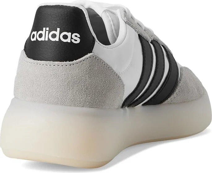 adidas Barreda Decode Women's Tennis Shoes White/Black/Grey : 8 B - Medium, Suede/Synthetic - Image 4
