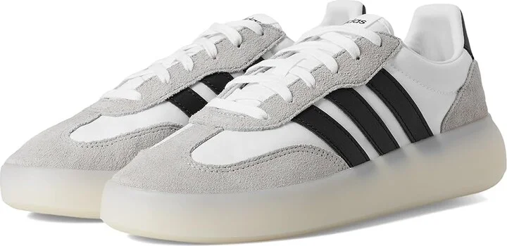 adidas Barreda Decode Women's Tennis Shoes White/Black/Grey : 8 B - Medium, Suede/Synthetic