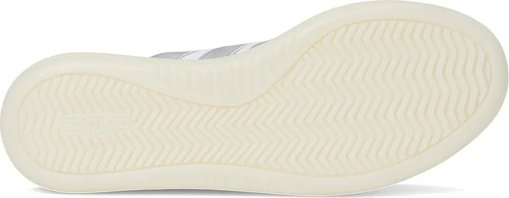 adidas Barreda Decode Women's Tennis Shoes White/Matte Silver/Grey : 10.5 B - Medium, Suede/Synthetic - Image 3