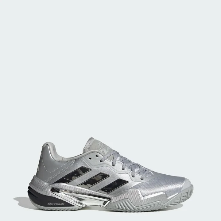 adidas Barricade 13 Silver Edition Tennis Shoes Silver Metallic 6.5 Mens