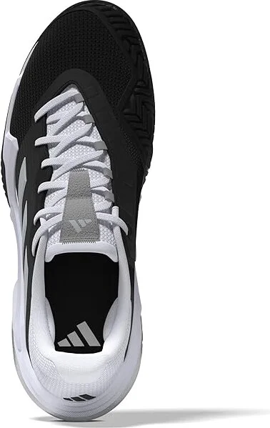 adidas Barricade 13 Tennis Shoes Men's Tennis Shoes Black/White/Grey : 10 D - Medium, Synthetic - Image 2