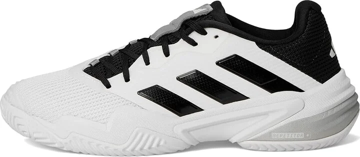 adidas Barricade 13 Tennis Shoes Men's Tennis Shoes White/Black/Grey : 13 D - Medium, Synthetic - Image 6