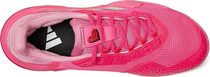 adidas Barricade 13 Tennis Shoes Women's Tennis Shoes Lucid Pink/Champagne Metallic/Bliss Pink : 8.5 B - Medium, Synthetic - Image 2