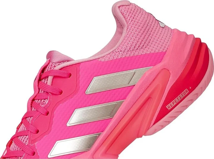 adidas Barricade 13 Tennis Shoes Women's Tennis Shoes Lucid Pink/Champagne Metallic/Bliss Pink : 8.5 B - Medium, Synthetic - Image 7