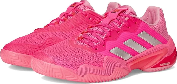 adidas Barricade 13 Tennis Shoes Women's Tennis Shoes Lucid Pink/Champagne Metallic/Bliss Pink : 8.5 B - Medium, Synthetic