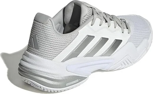 adidas Barricade 13 Tennis Shoes Women's Tennis Shoes White/Black/Grey : 5.5 B - Medium, Synthetic - Image 4