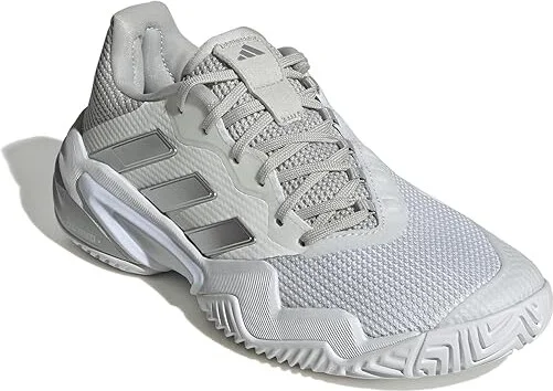 adidas Barricade 13 Tennis Shoes Women's Tennis Shoes White/Black/Grey : 5.5 B - Medium, Synthetic