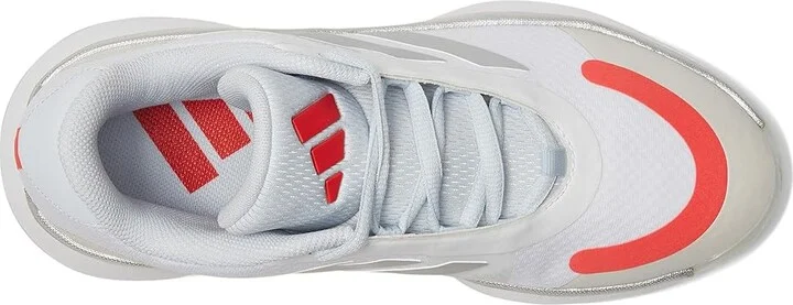 adidas Basketball Legends Low Basketball Shoes Basketball Shoes White/Halo Blue/Pure Ruby : Men's 9.5 - Women's 10.5 Medium, Synthetic - Image 2