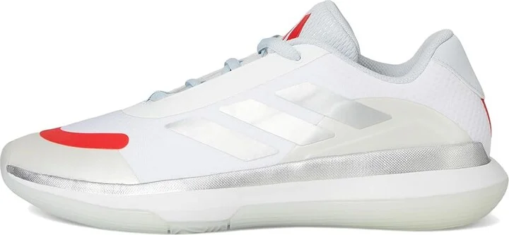 adidas Basketball Legends Low Basketball Shoes Basketball Shoes White/Halo Blue/Pure Ruby : Men's 9.5 - Women's 10.5 Medium, Synthetic - Image 6