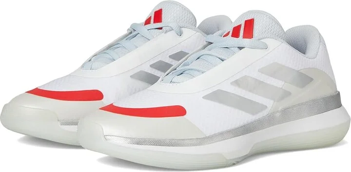 adidas Basketball Legends Low Basketball Shoes Basketball Shoes White/Halo Blue/Pure Ruby : Men's 9.5 - Women's 10.5 Medium, Synthetic