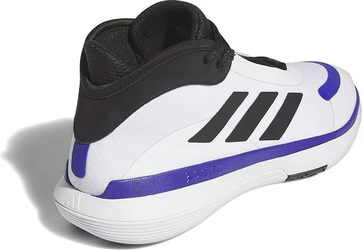 adidas Bounce Legends Low Trainers Basketball Shoes White/Black/Lucid Blue : Men's 9 - Women's 10 Medium, Leather/Rubber - Image 4