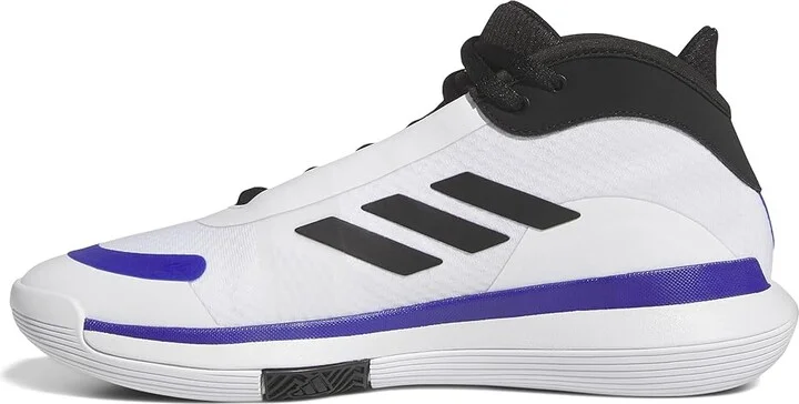 adidas Bounce Legends Low Trainers Basketball Shoes White/Black/Lucid Blue : Men's 9 - Women's 10 Medium, Leather/Rubber - Image 5