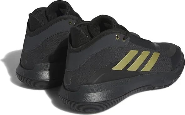 adidas Bounce Legends Shoes Carbon/Gold Metallic/Core Black : Men's 13.5 - Women's 14.5 Medium, Textile - Image 4