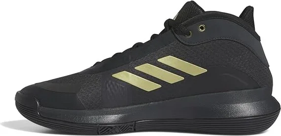 adidas Bounce Legends Shoes Carbon/Gold Metallic/Core Black : Men's 13.5 - Women's 14.5 Medium, Textile - Image 5