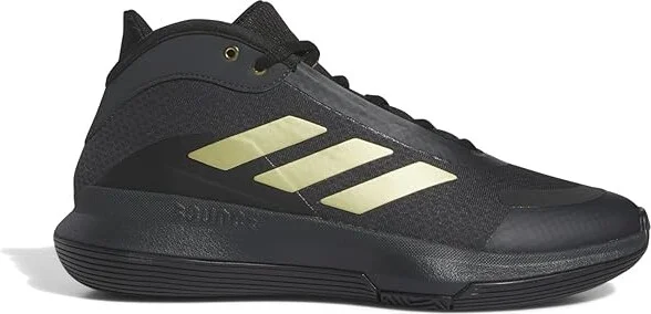 adidas Bounce Legends Shoes Carbon/Gold Metallic/Core Black : Men's 13.5 - Women's 14.5 Medium, Textile - Image 6