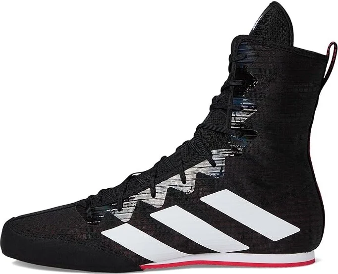 adidas Box Hog 4 Shoes Black/White/Pure Ruby : Men's 11 - Women's 12 Medium, Textile - Image 6