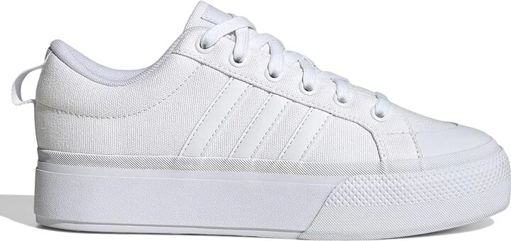 adidas Bravada 2.0 Platform Women's Shoes Footwear White/Footwear White/Chalk White : 11 B - Medium, Synthetic - Image 7