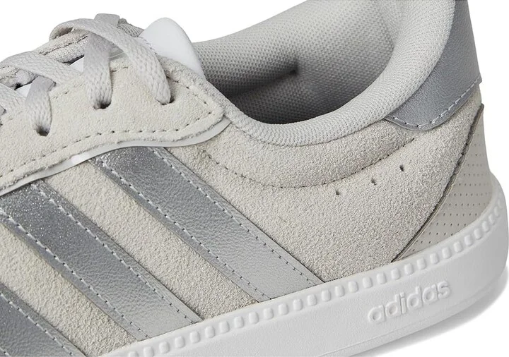adidas Breaknet Sleek Women's Tennis Shoes Grey/Silver Metallic/White : 11 M, Rubber - Image 7