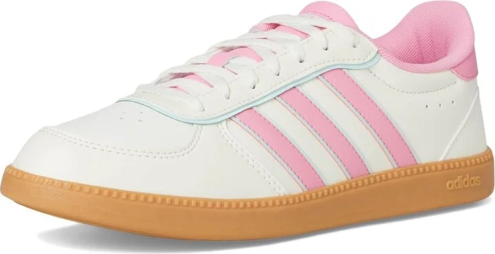 adidas Breaknet Sleek Women's Tennis Shoes White/Bliss Pink/Halo Mint : 7.5 M, Rubber - Image 5